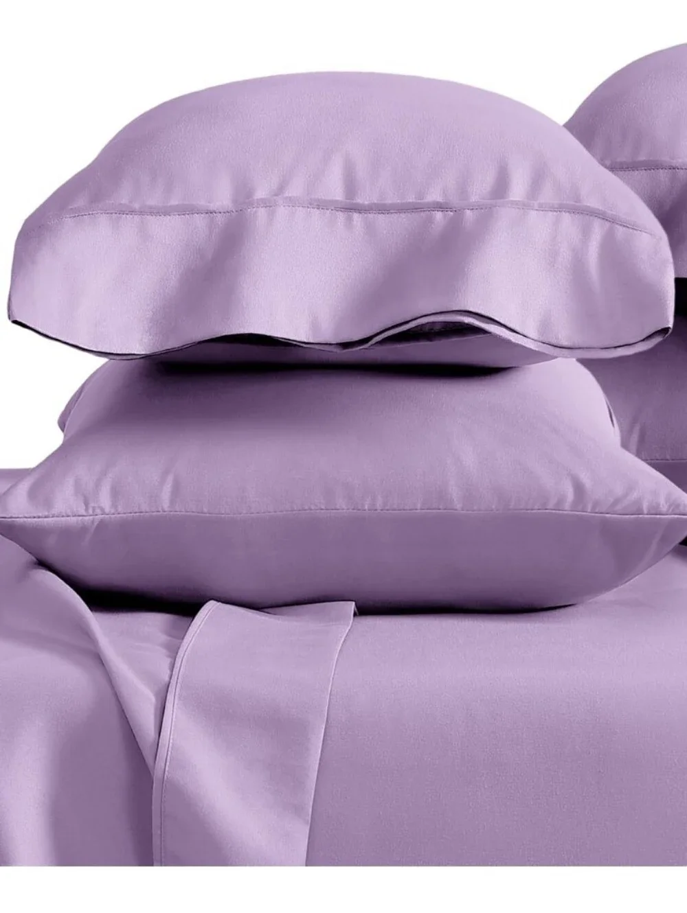 Bare Home Microfiber Standard/Queen Size Set Of 2 Pillow Cases Cooling Lavender